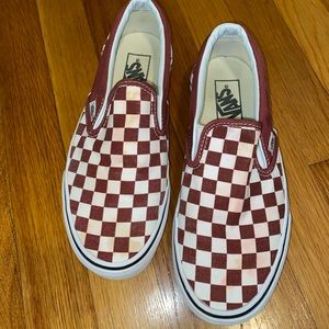 VANS Checkered Slip Ons